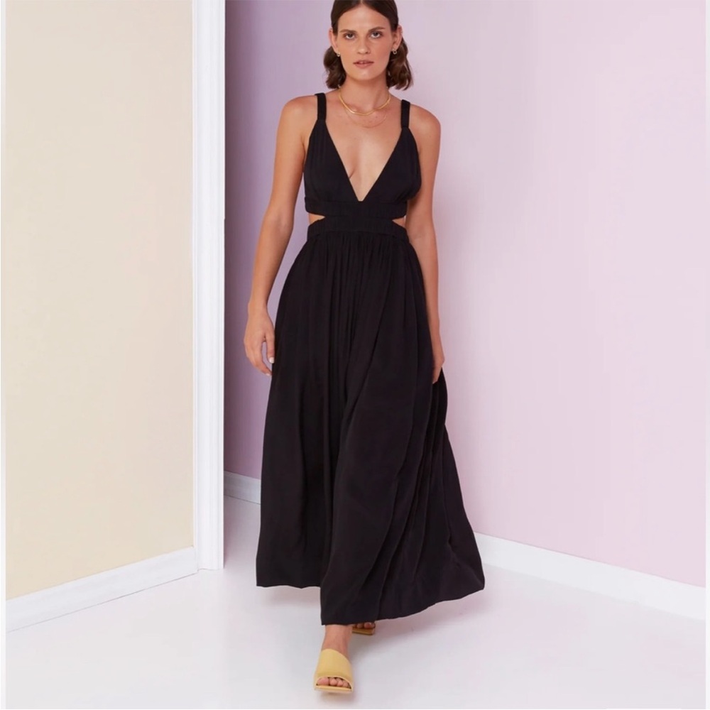 NEW MAGALI PASCAL JILLIAN maxi dress black M